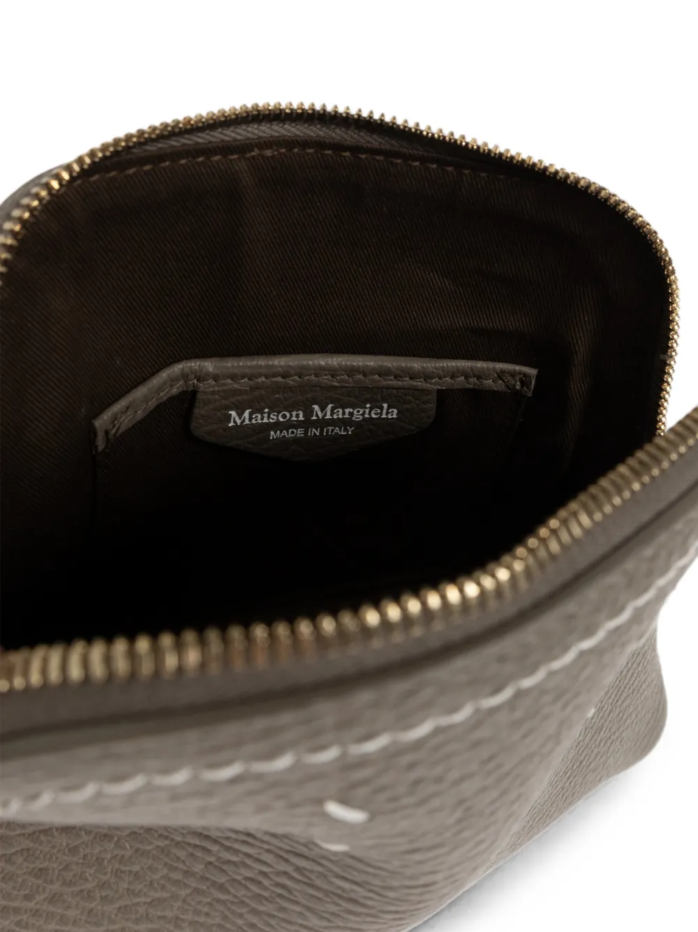 Maison Margiela 5AC leren toilettas Bruin