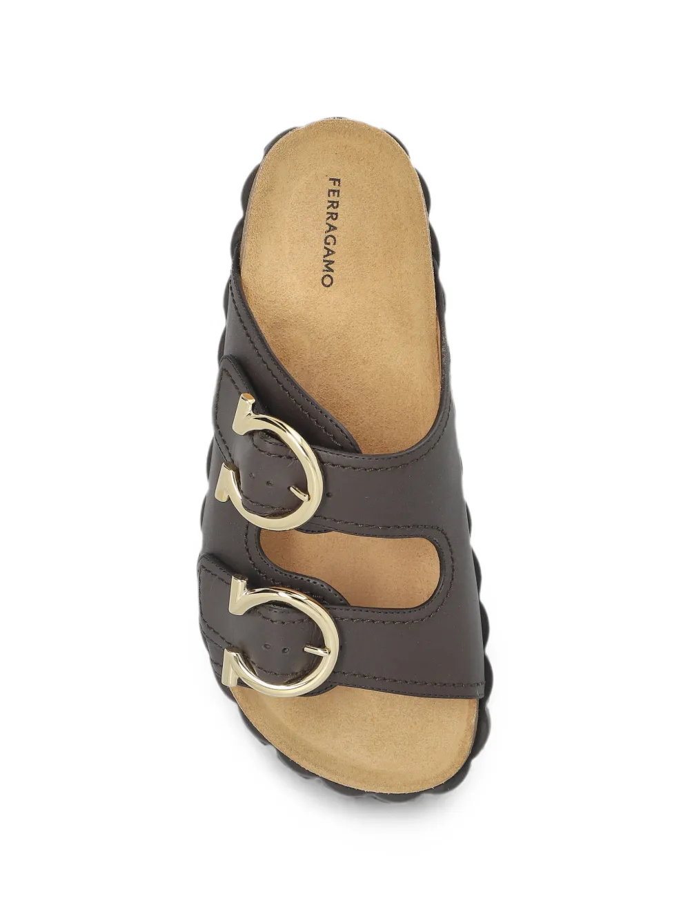 Ferragamo Gancini buckle sandals Bruin