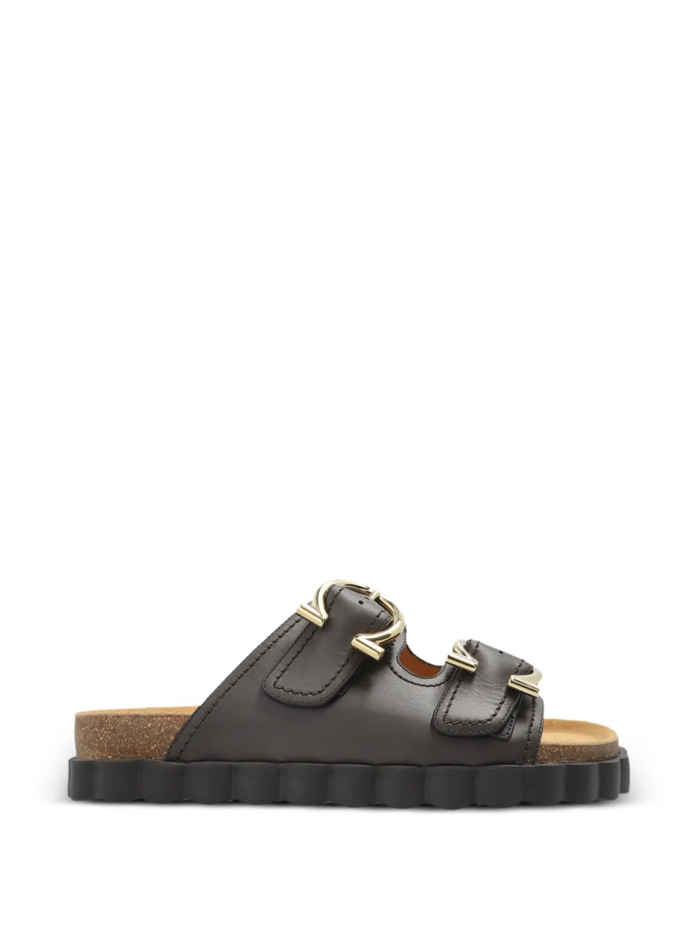 Ferragamo Gancini buckle sandals Bruin