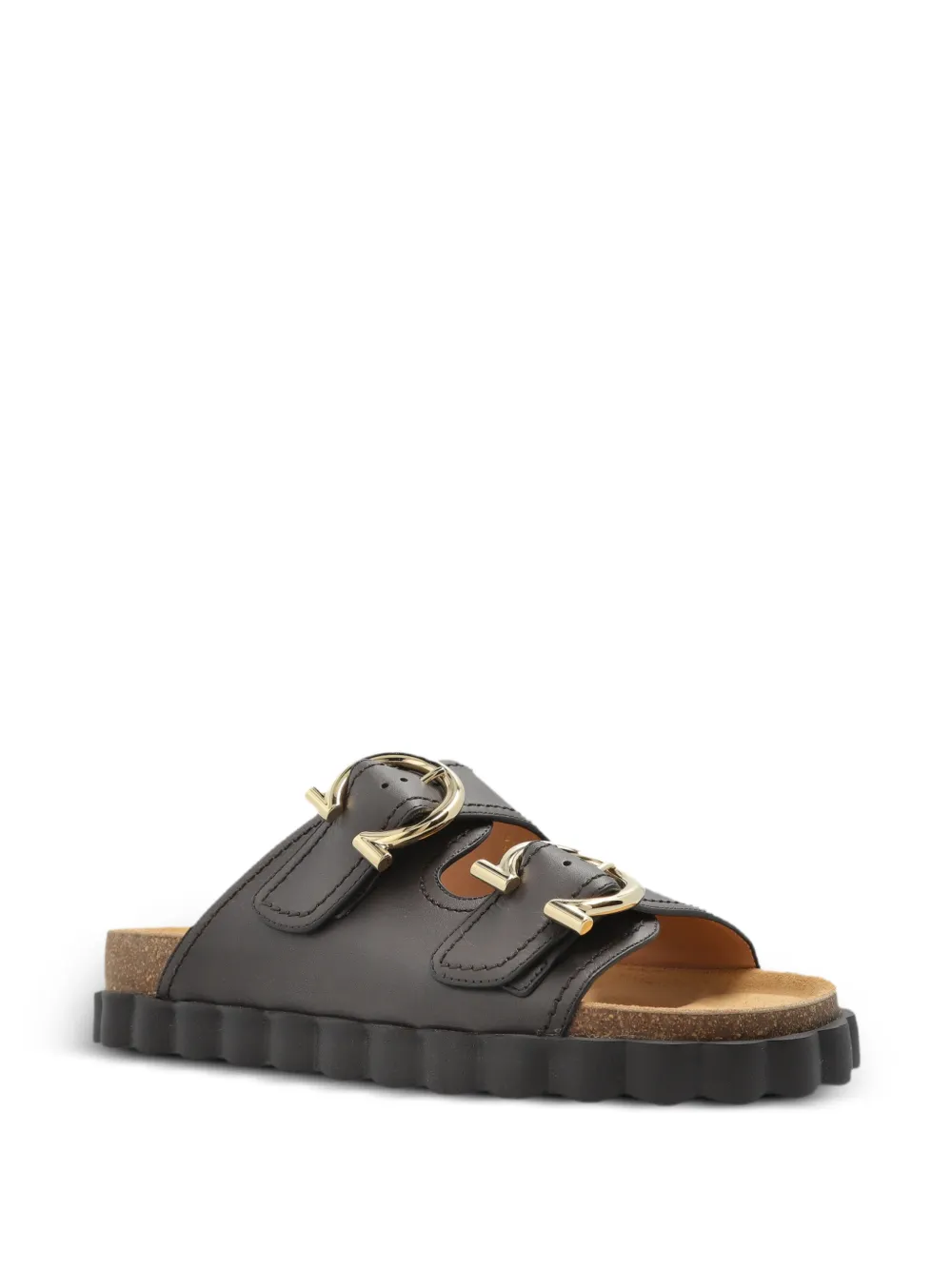 Ferragamo Gancini buckle sandals Bruin