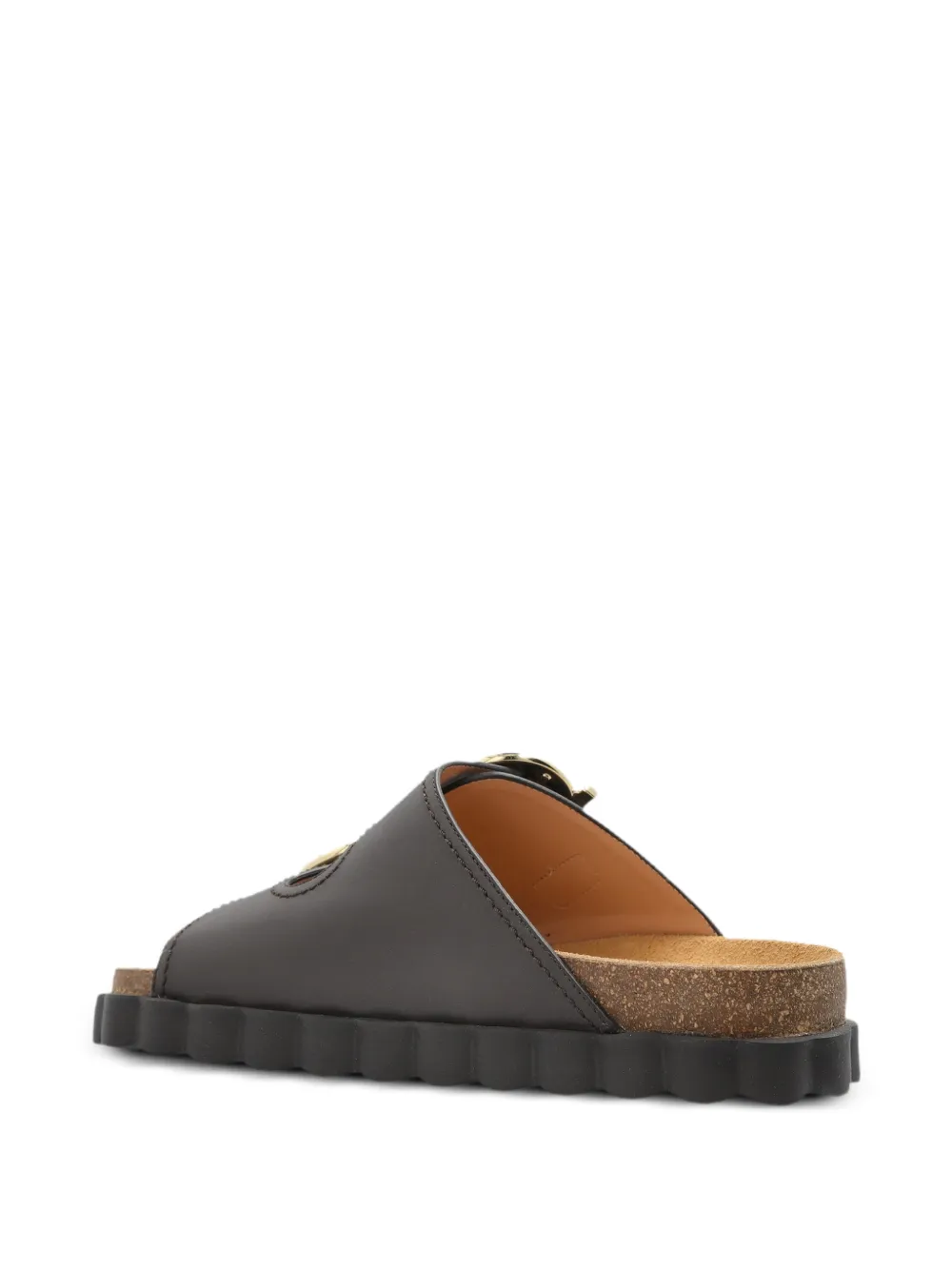 Ferragamo Gancini buckle sandals Bruin