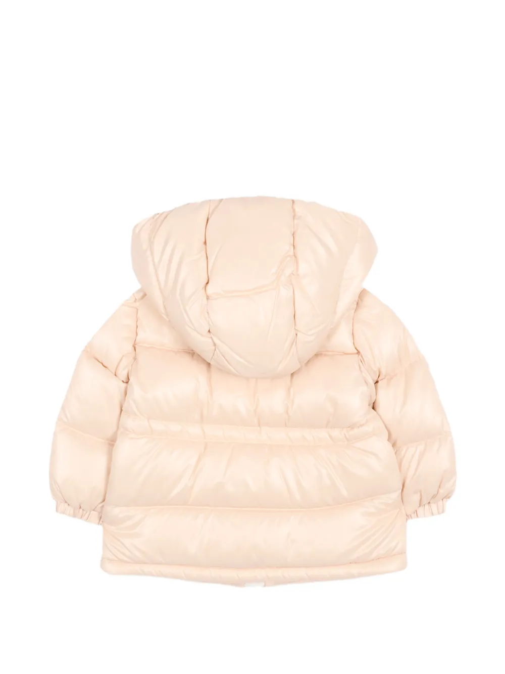 Moncler Enfant Maire gewatteerde jack met capuchon Beige