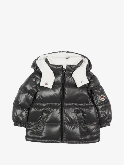 Moncler Enfant hooded padded jacket