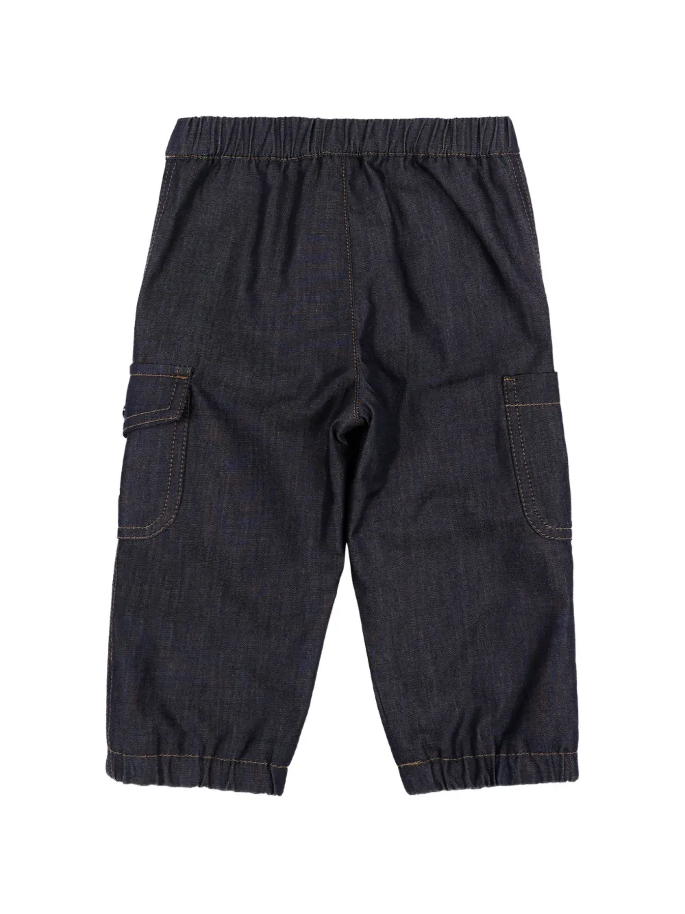 Moncler Enfant Cargo broek met elastische taille Blauw