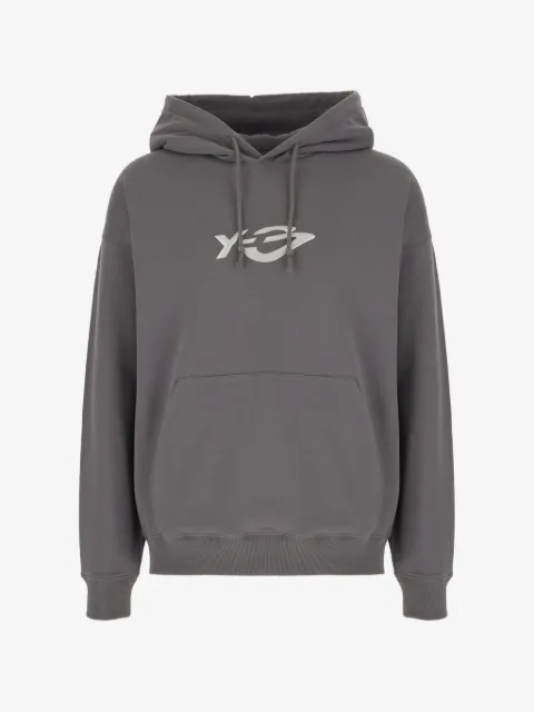 adidas logo-print cashmere hoodie