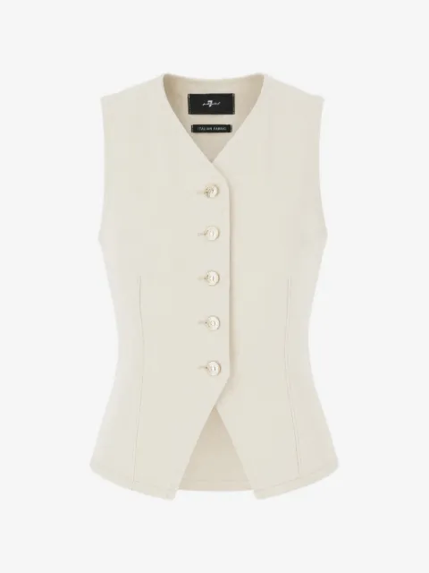 7 For All Mankind button-up waistcoat