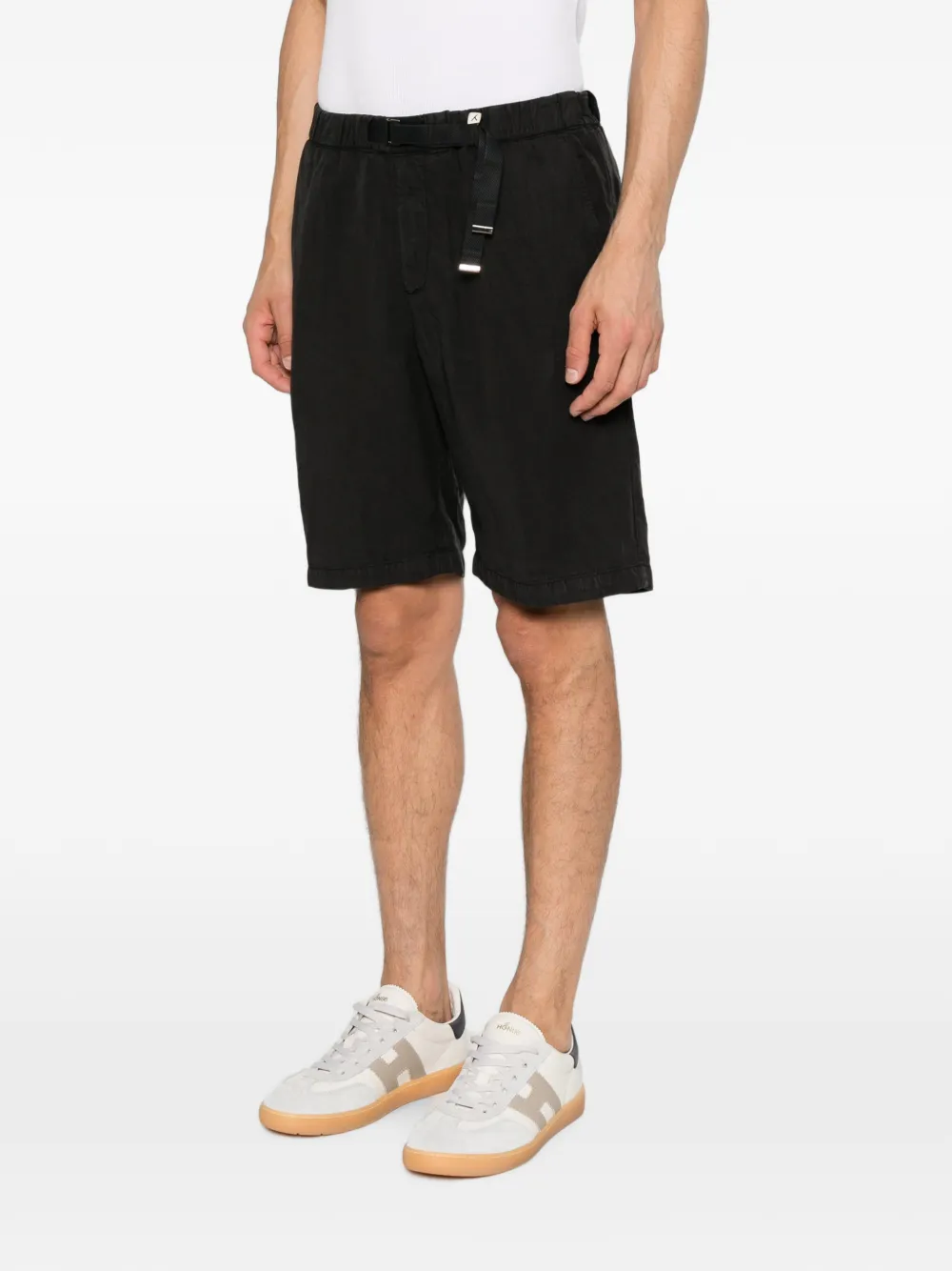 Myths Shorts met riem Zwart