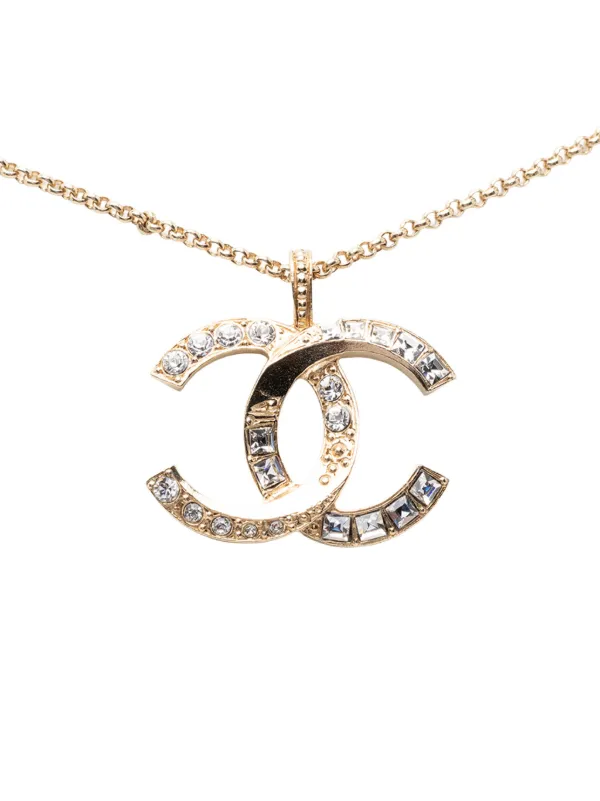 CHANEL Pre-Owned 2019 ココマーク ゴールドプレーテッド ペンダント