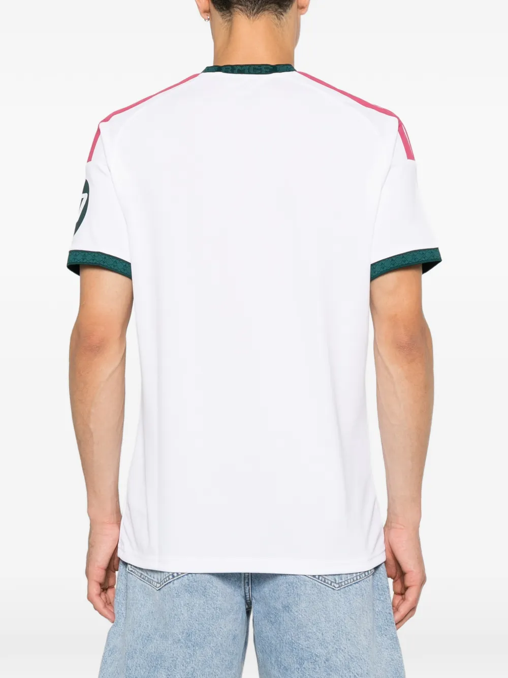 adidas Real Madrid logo-patch T-shirt Wit