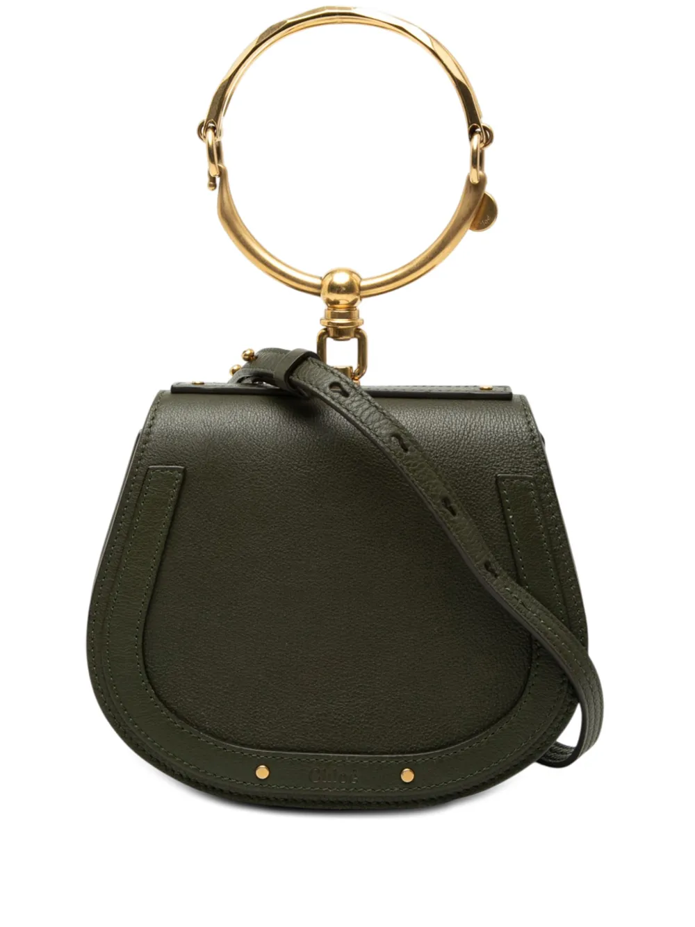 Chloé Pre-Owned 2017 Small Leather Nile Bracelet satchel - Verde