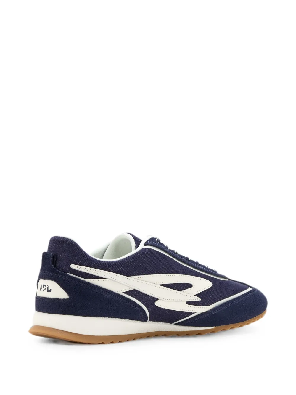 APL: ATHLETIC PROPULSION LABS Riviera contrast-panel lace-up sneakers Blauw