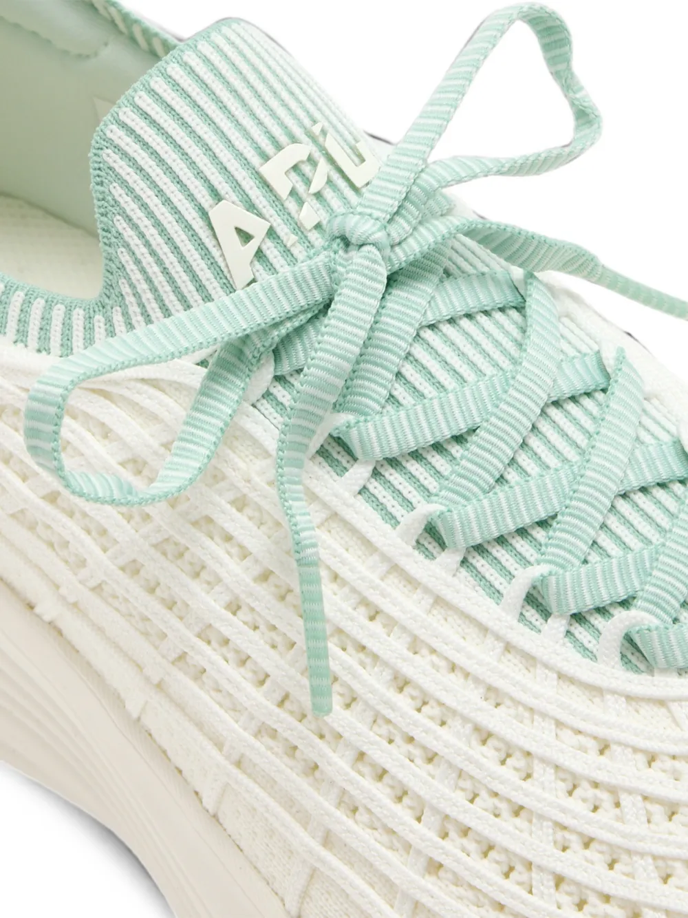 APL: ATHLETIC PROPULSION LABS TechLoom Zipline ribbed knit sneakers Wit