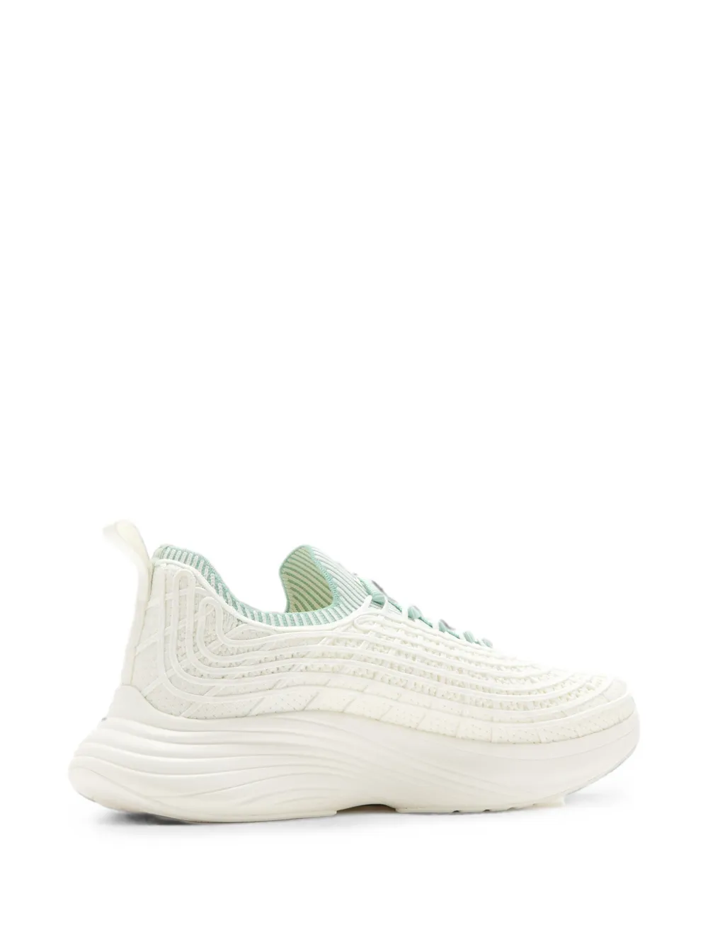 APL: ATHLETIC PROPULSION LABS TechLoom Zipline ribbed knit sneakers Wit