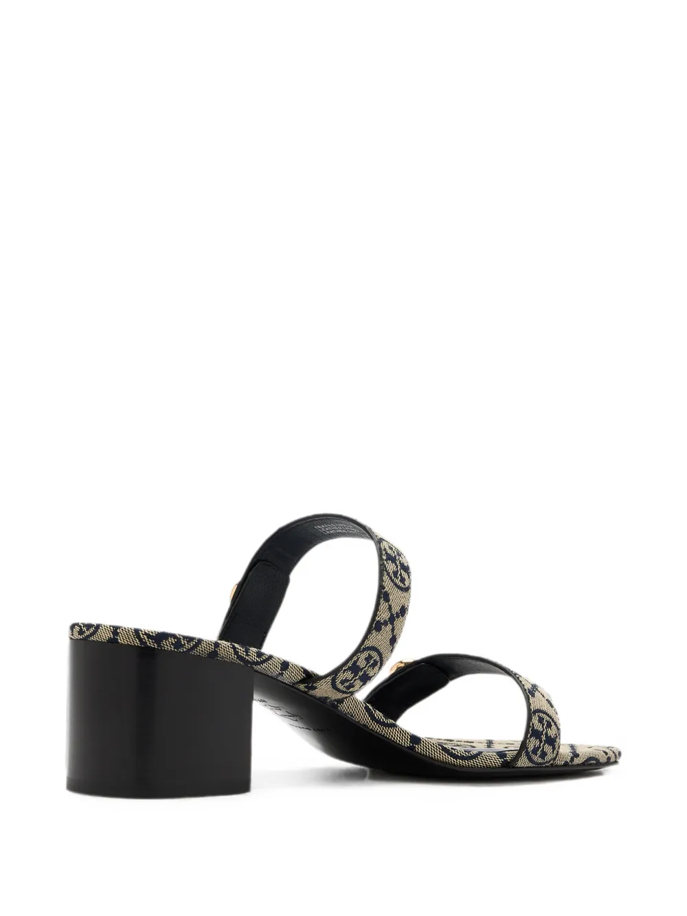 Tory Burch Romy T Monogram button-embellished sandals Beige