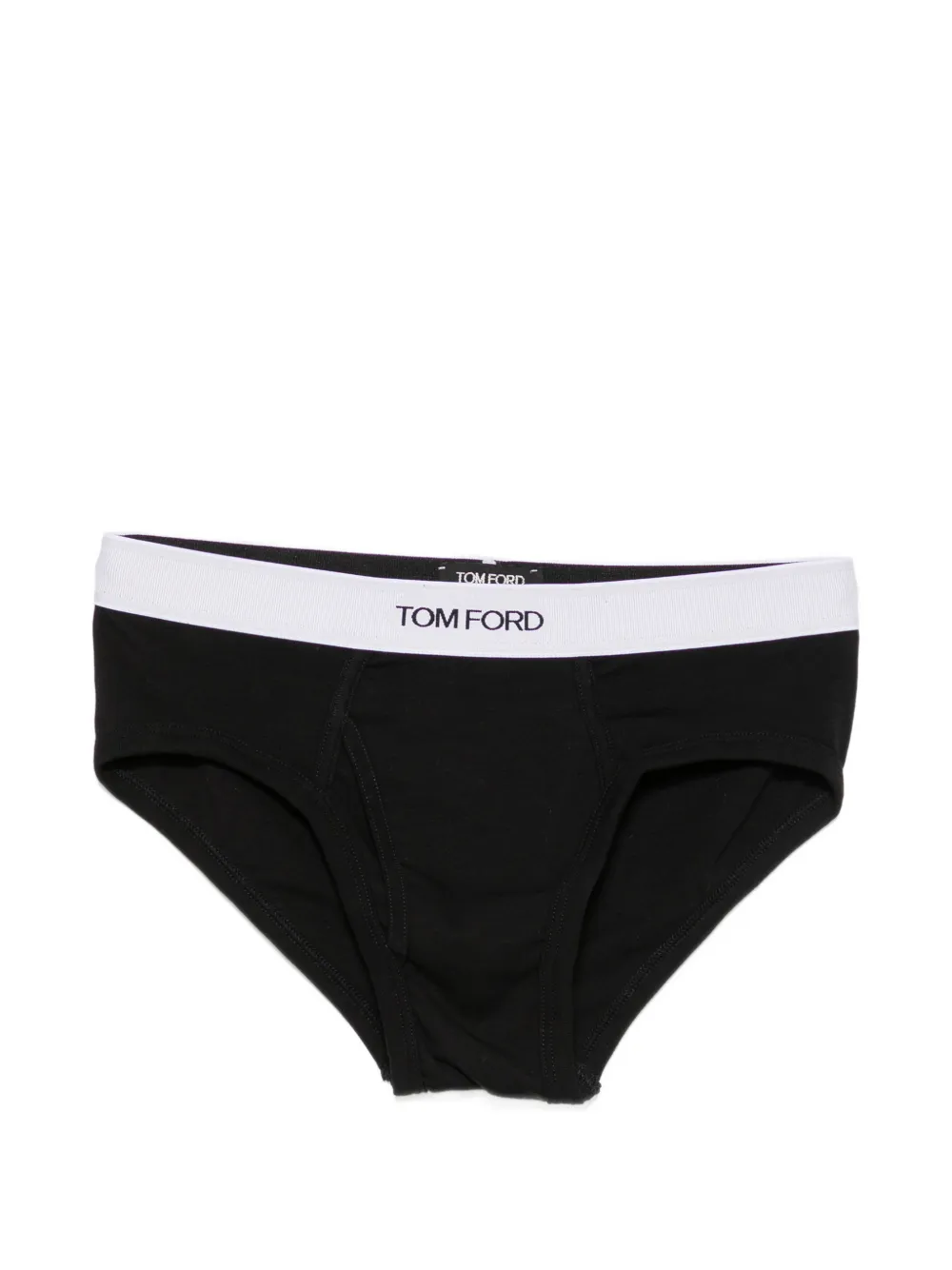 TOM FORD Slip met logoband Zwart
