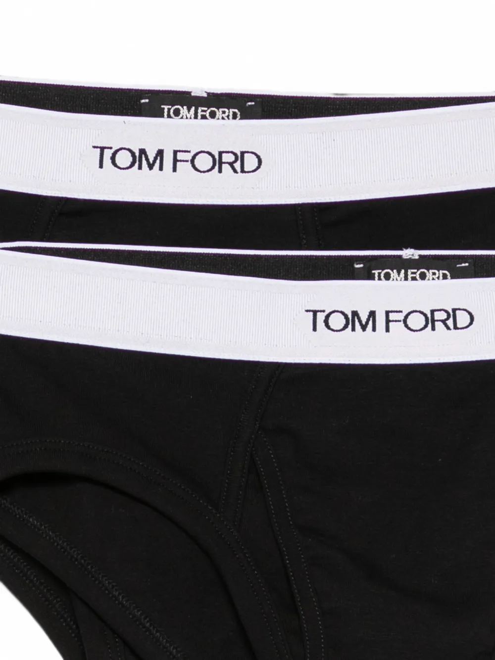 TOM FORD Slip met logoband Zwart