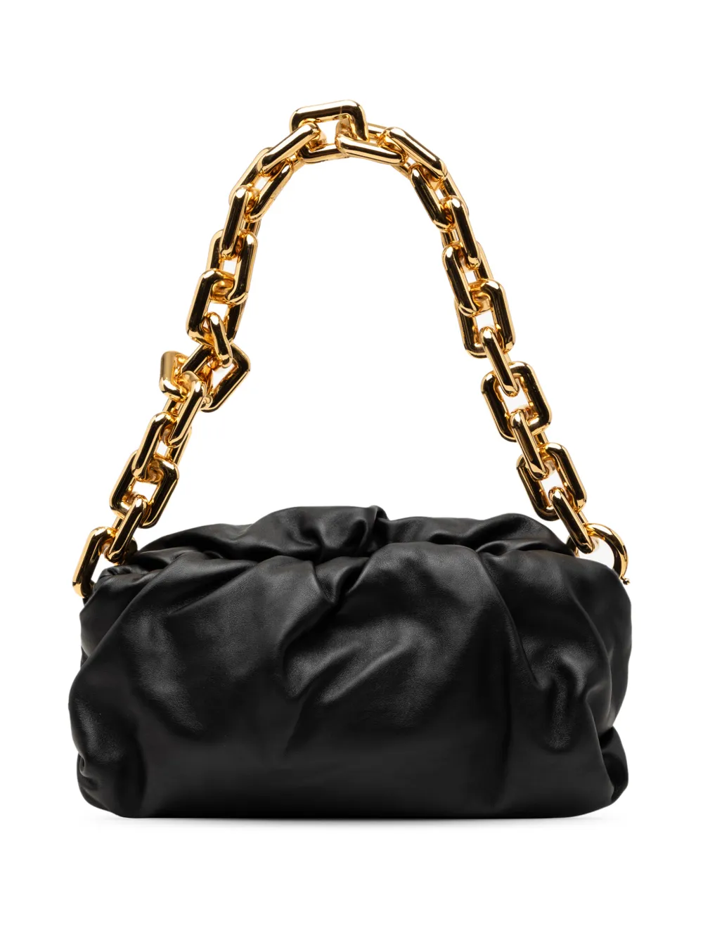 Bottega Veneta Pre-Owned 2012-2026 Lambskin Chain Pouch shoulder bag - Nero