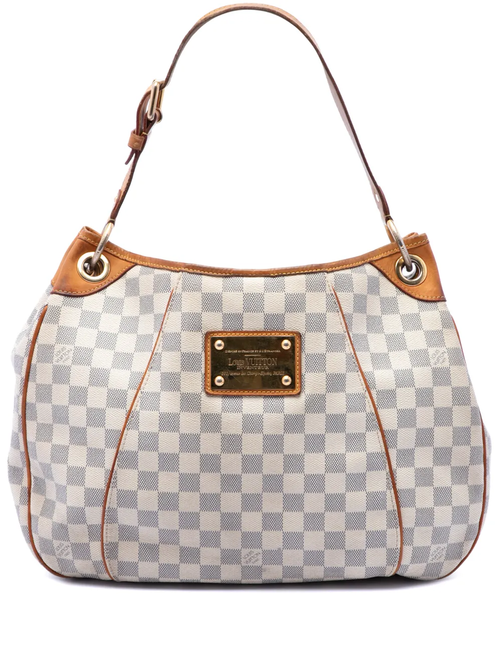 Louis Vuitton Pre-Owned 2010 Damier Azur Galliera PM shoulder bag - Bianco