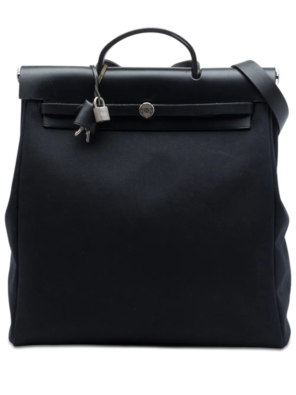 Hermès Pre-Owned 2003 Toile Herbag GM satchel - Nero