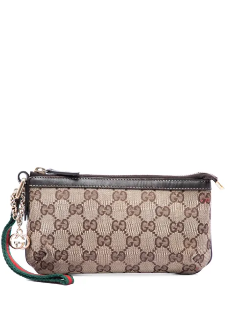 Gucci Pre-Owned 2000-2015 GG Canvas Web Jolicoeur Wristlet pouch