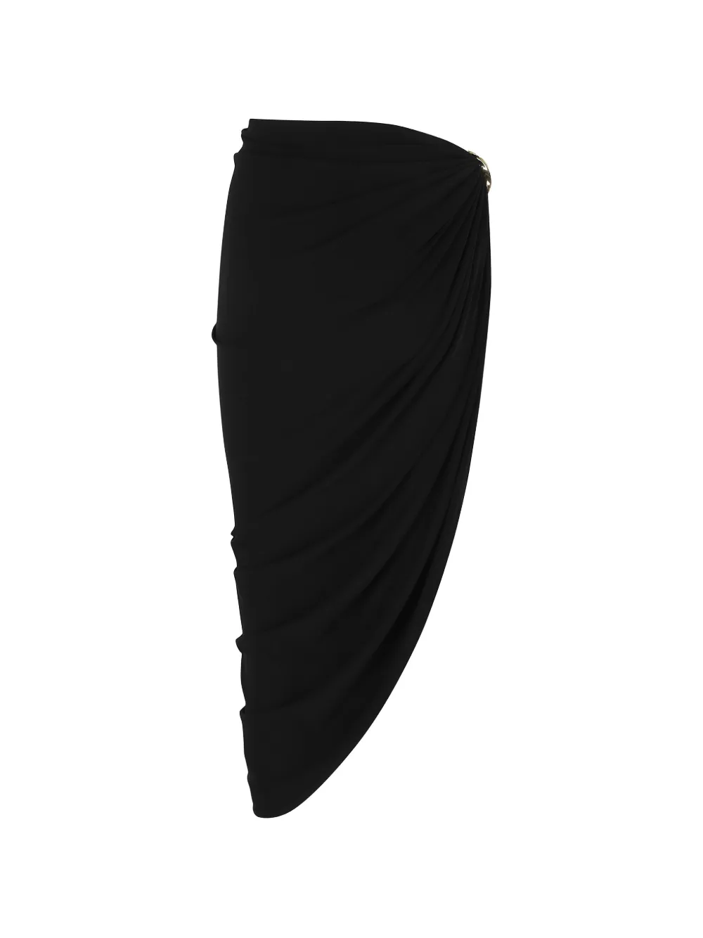 Sportmax draped asymmetric skirt - Nero