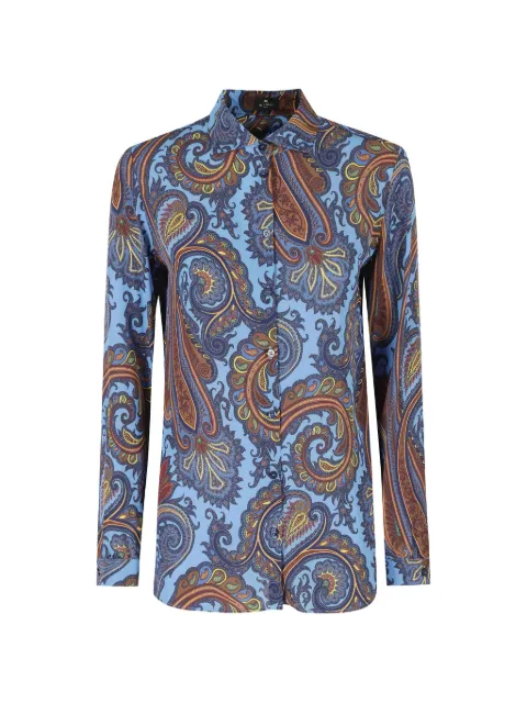 ETRO paisley-print silk shirt