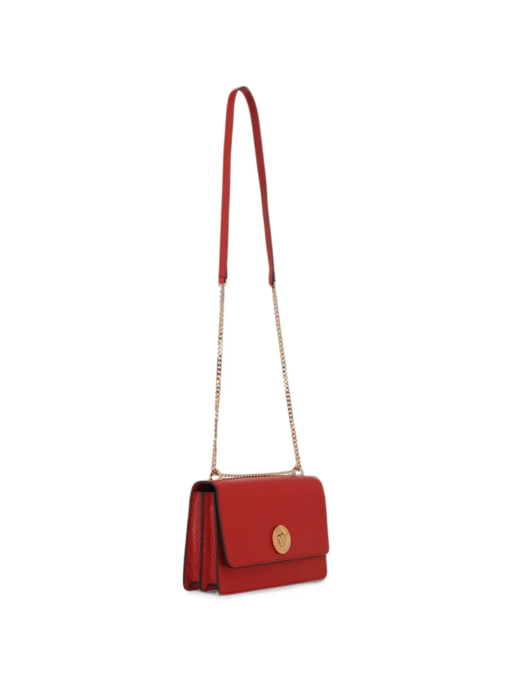 Versace La Medusa crossbodytas met slangen-reliëf Rood