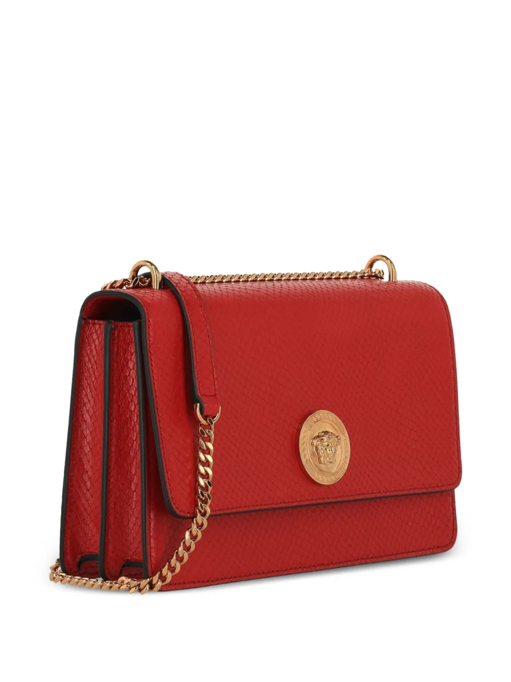 Versace La Medusa crossbodytas met slangen-reliëf Rood