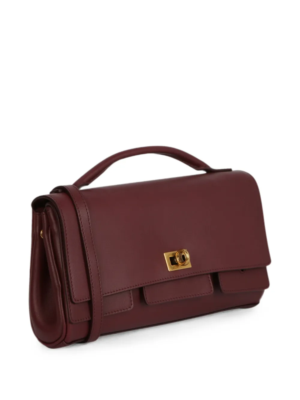 Balenciaga Kleine Bel Air leren shopper Rood