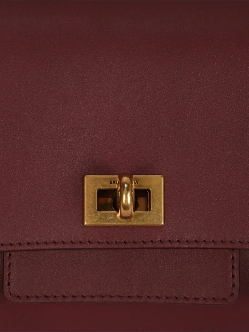 Balenciaga Kleine Bel Air leren shopper Rood