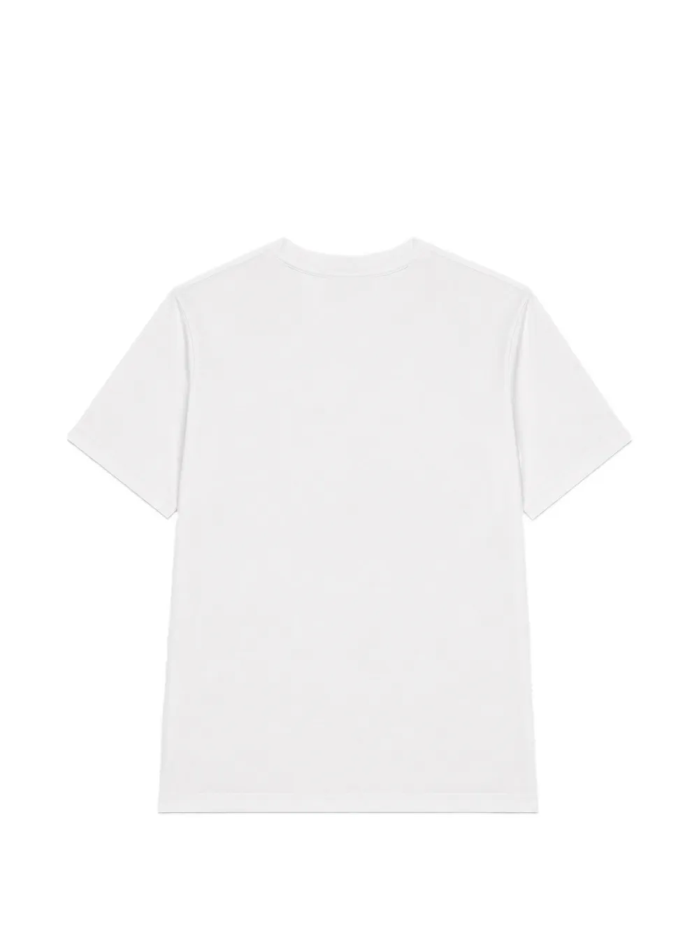 A.P.C. Wit T-shirt met logo met vervaagd effect