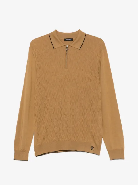 Stefano Ricci quarter-zip polo shirt