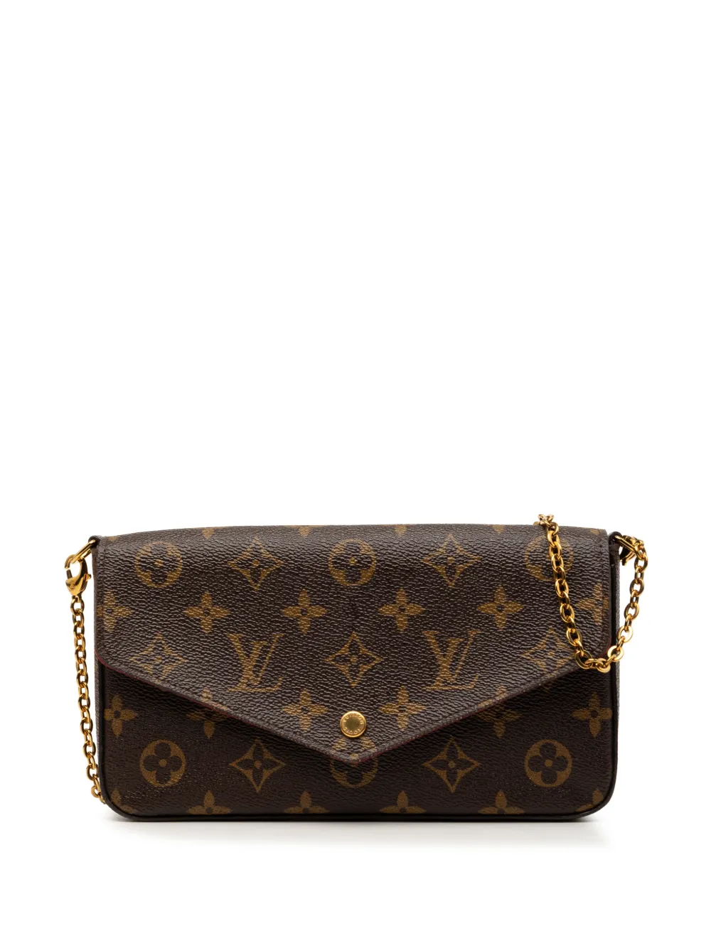 Louis Vuitton Pre-Owned 2017 Monogram Pochette Felicie crossbody bag - Marrone
