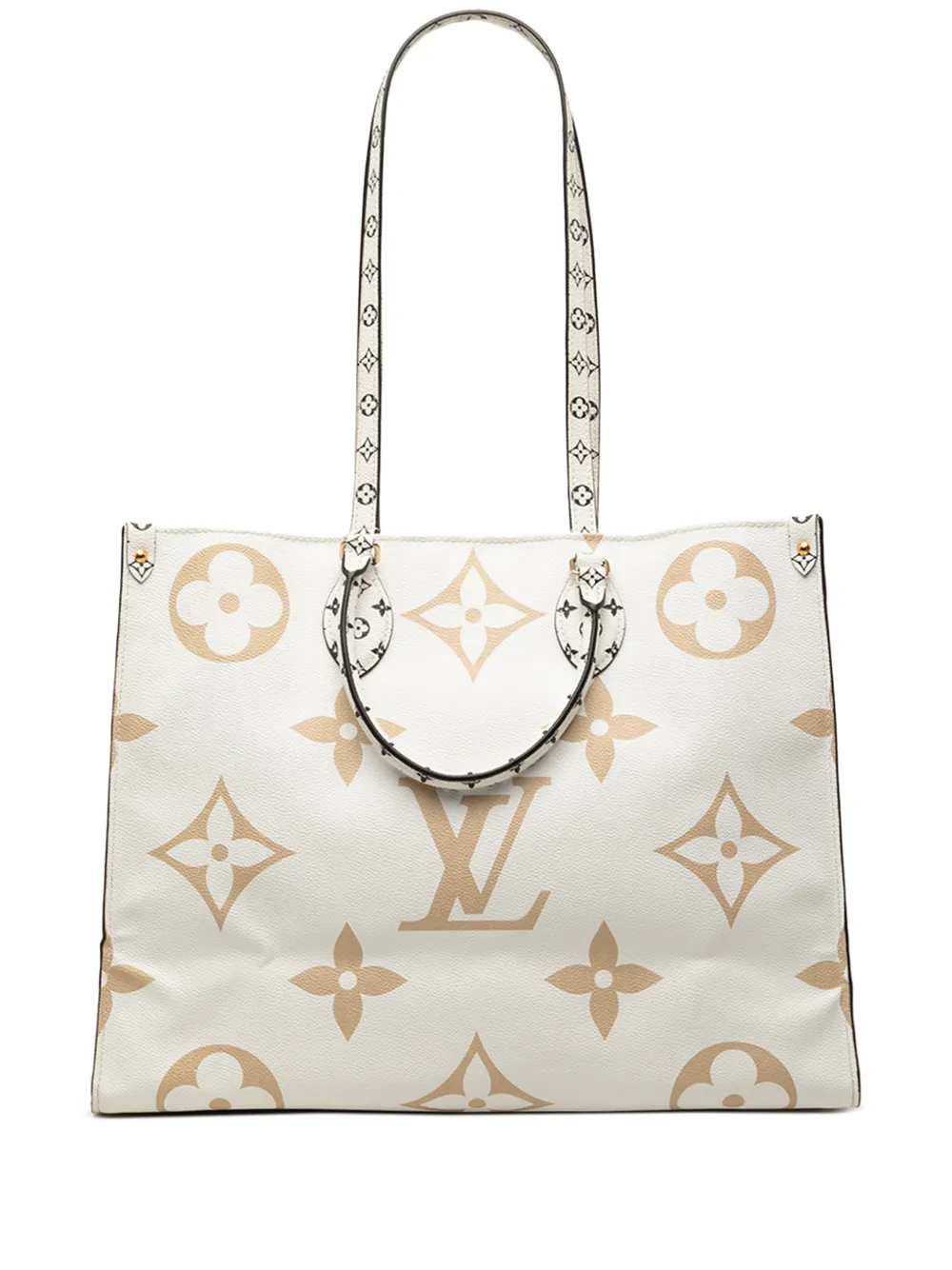 Louis Vuitton Pre-Owned 2019 Monogram Reverse Giant OnTheGo GM Tote Bag - Grün