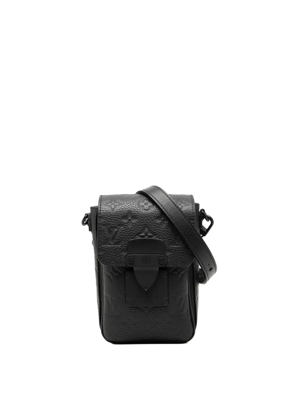 Louis Vuitton Pre-Owned 2021-2026 Monogram Taurillon Vertical Trunk Wearable Wallet crossbody bag - Nero