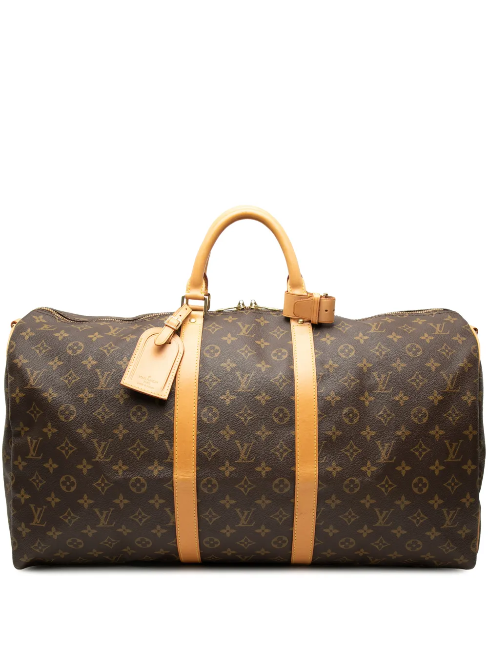 Louis Vuitton Pre-Owned 1998 Monogram Keepall Bandouliere Reisetasche 55cm - Braun