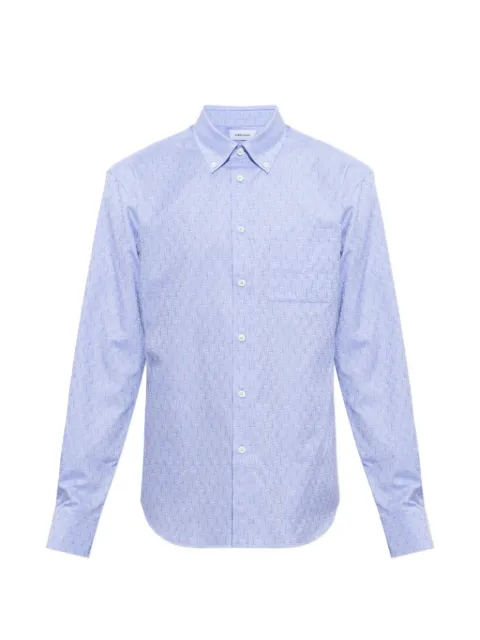 Ferragamo Gancini jacquard shirt