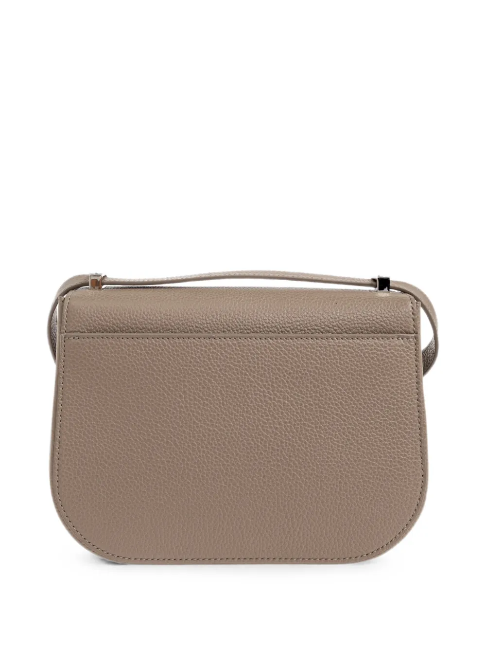 Ferragamo Gancini leren crossbodytas Bruin