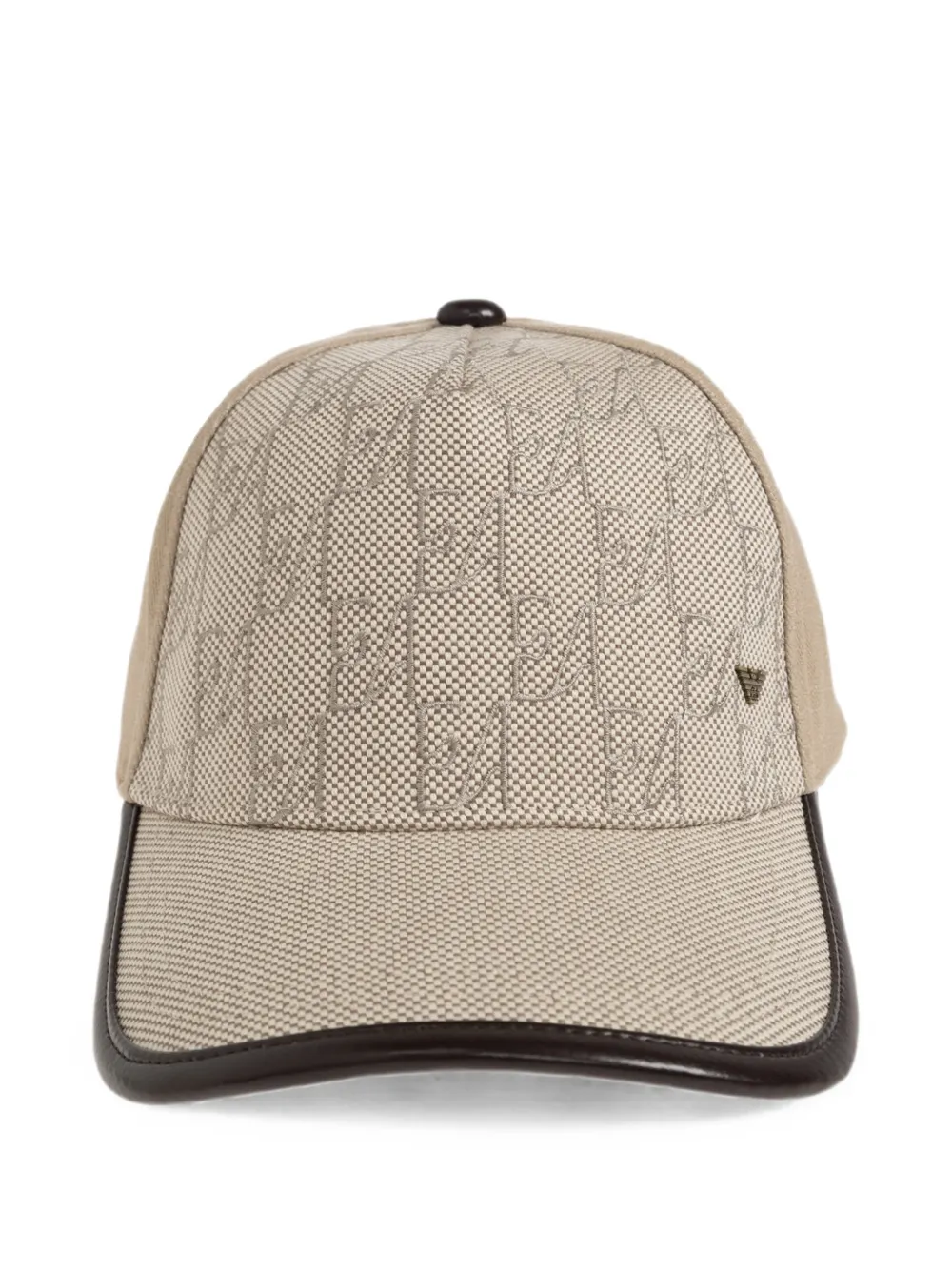 Emporio Armani logo-embroidered baseball cap - Toni neutri