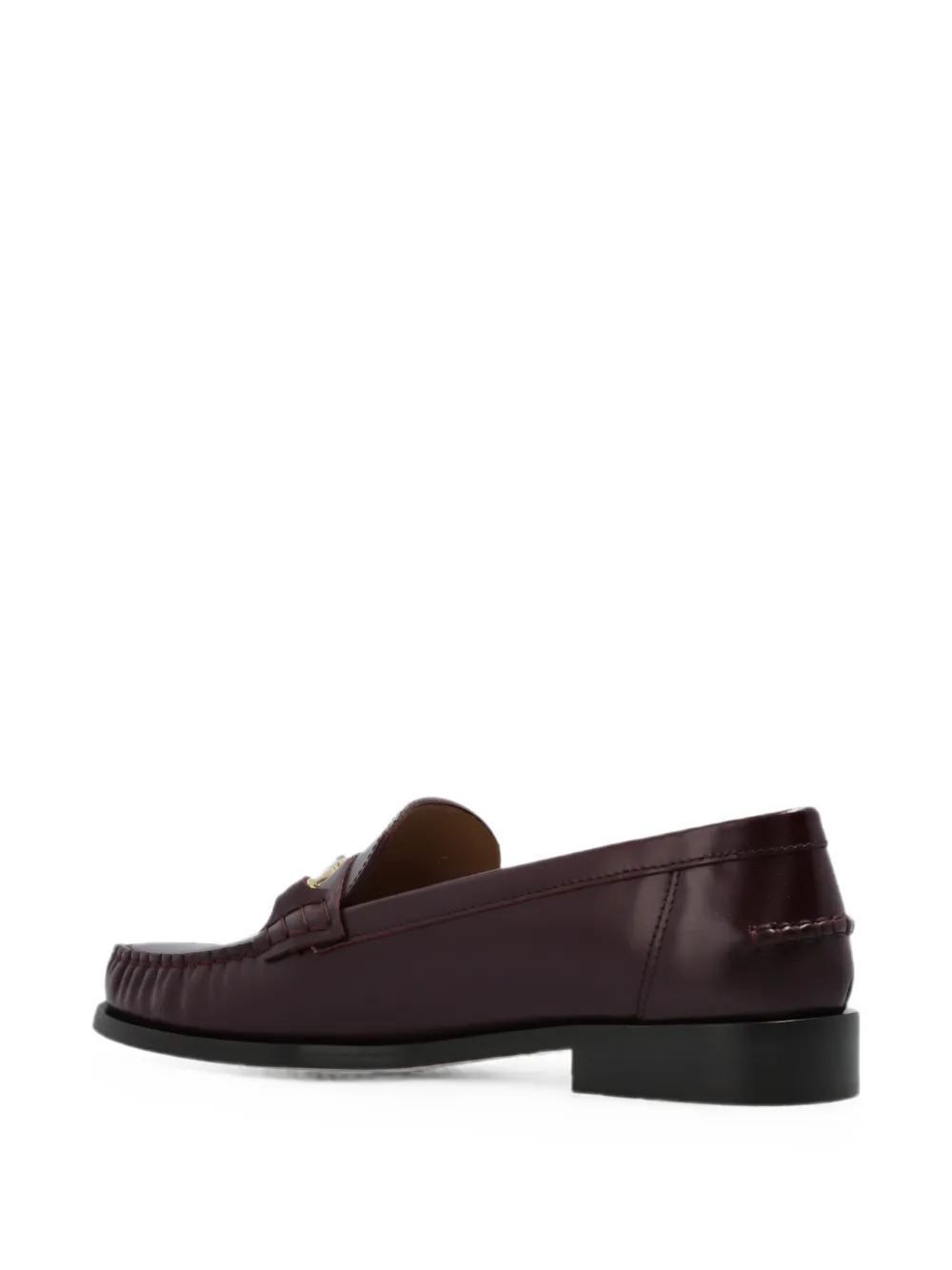 Ferragamo Harry leren loafers Rood