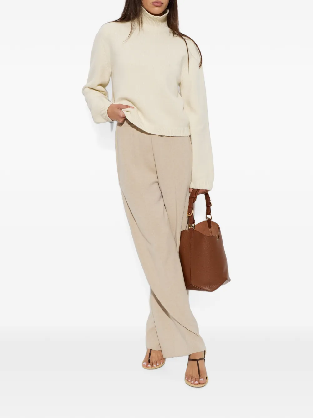Lanvin Straight broek Beige