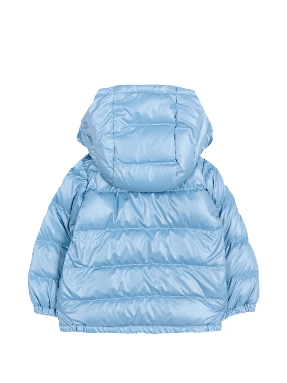 Moncler Enfant Icarus donsjack met capuchon Blauw