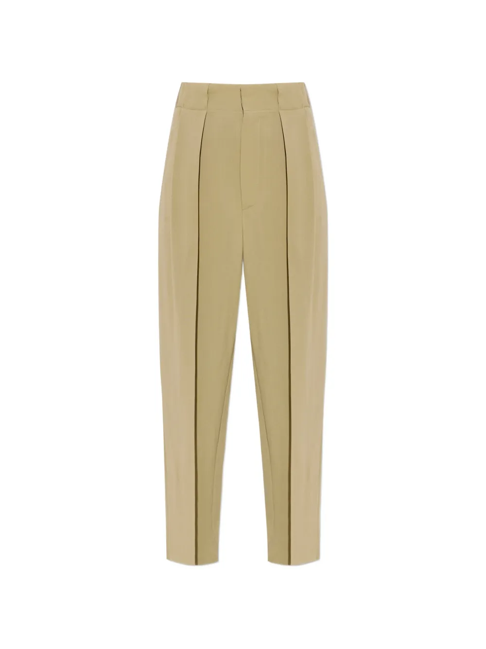 Victoria Beckham pleated straight-leg trousers - Toni neutri
