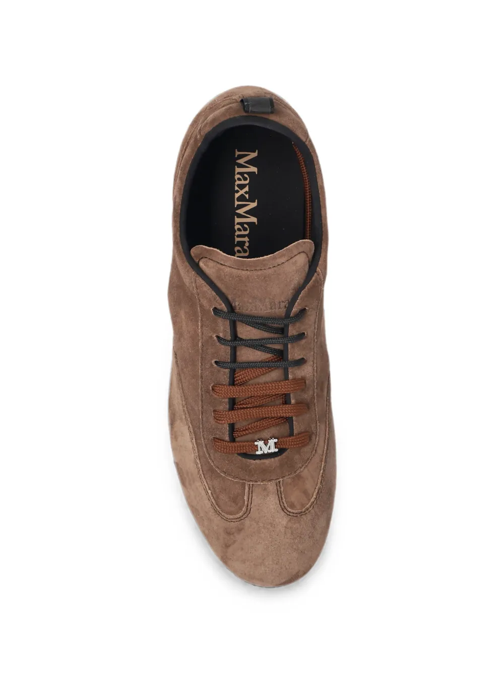 Max Mara Stecca suede sneakers Bruin