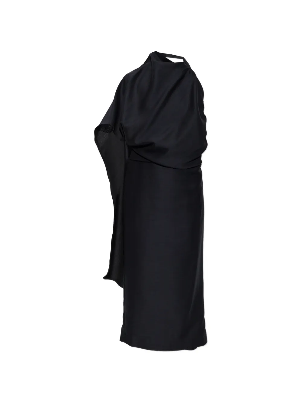 Róhe open-back draped midi dress - Blue