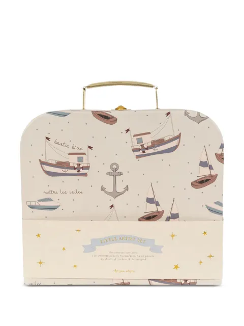 Konges Sløjd Little Artist nautical-print case
