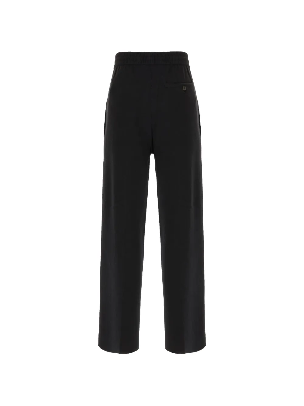 Lanvin Wollen broek met elastisch trekkoord Zwart