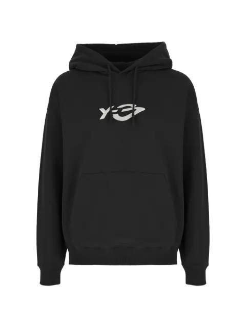 adidas logo-print drawstring hoodie