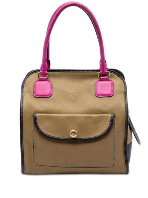 Loewe Pre-Owned 2000-2020 Tricolor Leather Anagram handbag