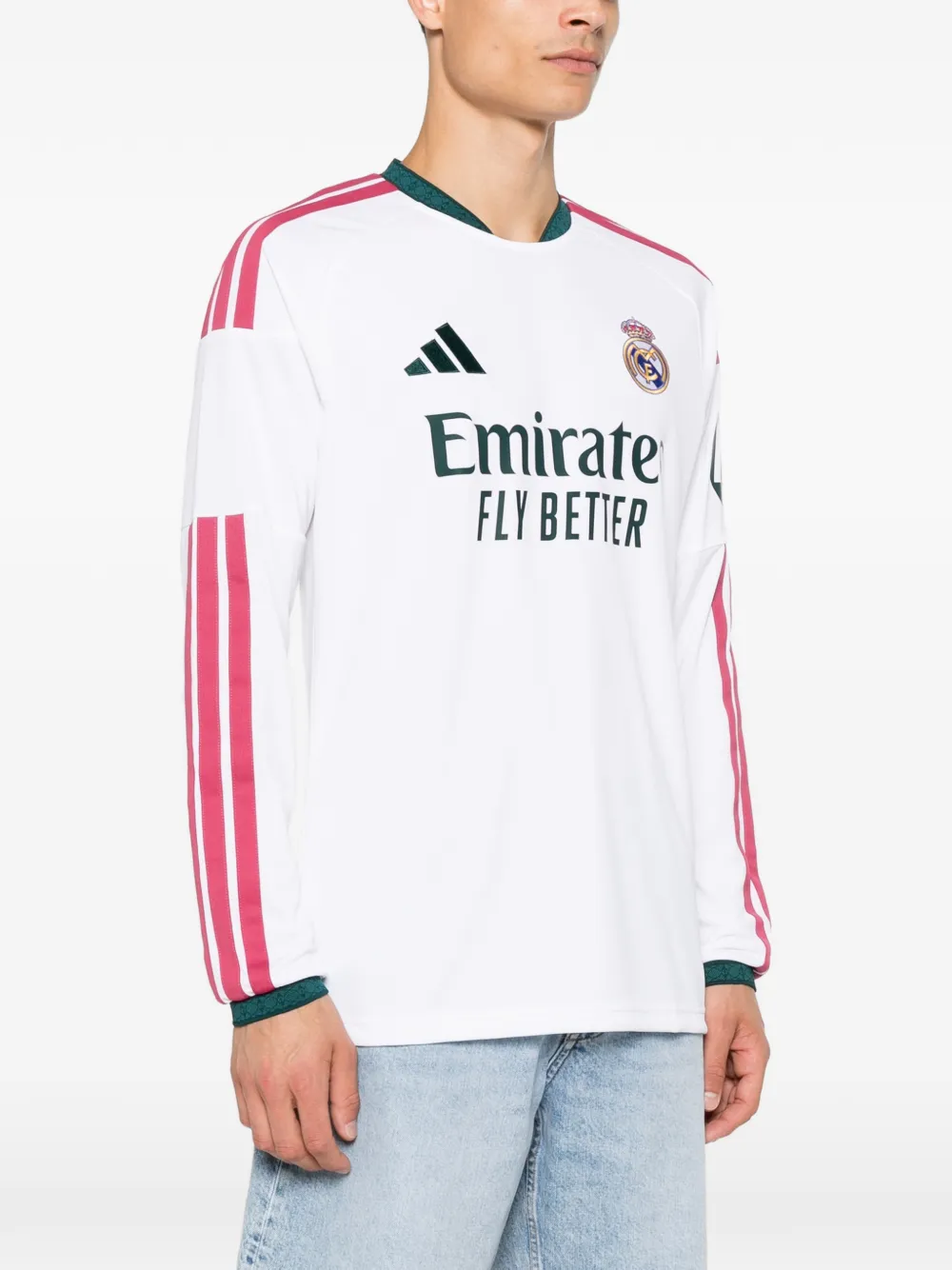 adidas Real Madrid long-sleeve T-shirt Wit